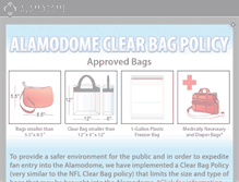 Tablet Screenshot of alamodome.com